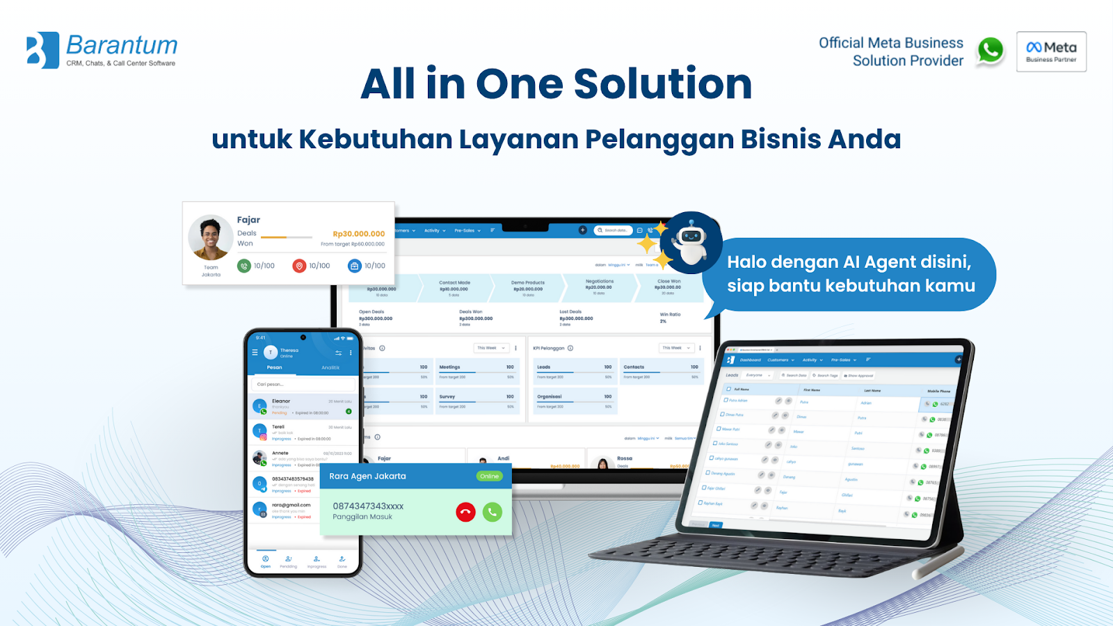 Aplikasi AI CRM Indonesia Terbaik untuk Semua Bisnis